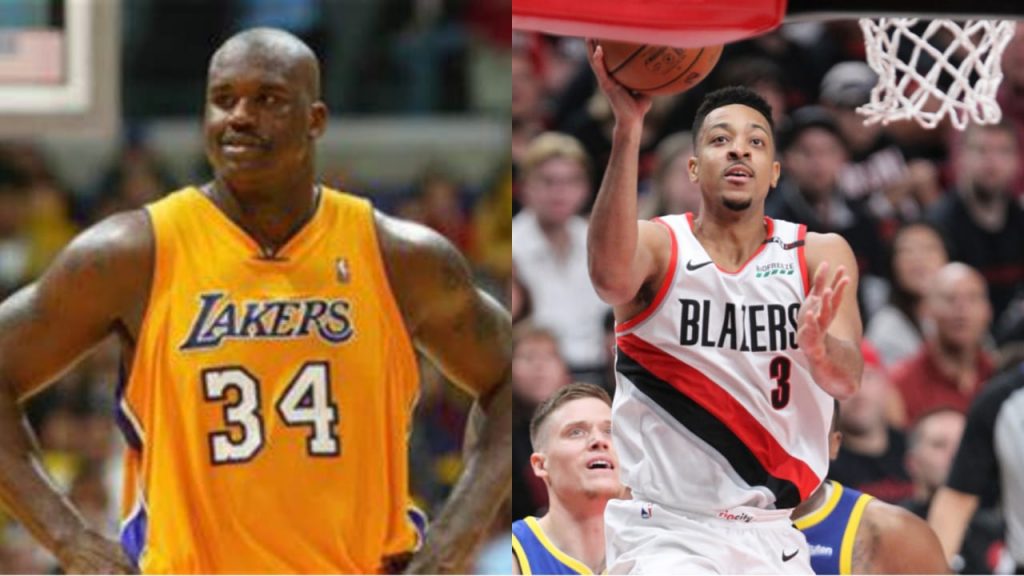 Cj Mccollum Sledges Former Nba Veteran Shaquille Oneals Free Throw