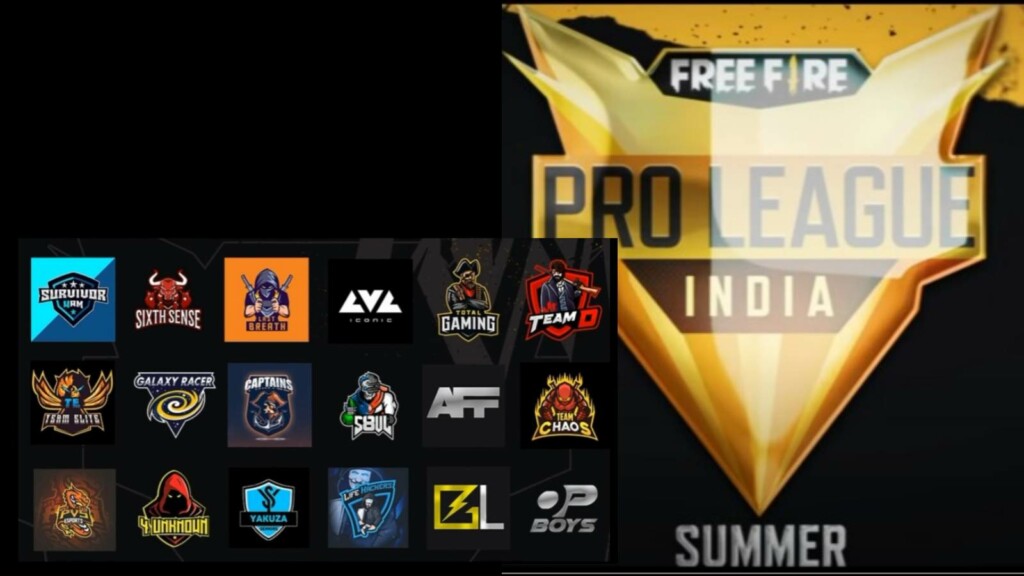 Garena Free Fire Pro League India 2021 Summer FFPL Qualified Teams