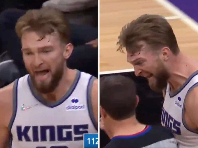 Kings Star Domantas Sabonis Suspended By NBA For Bumping Referee