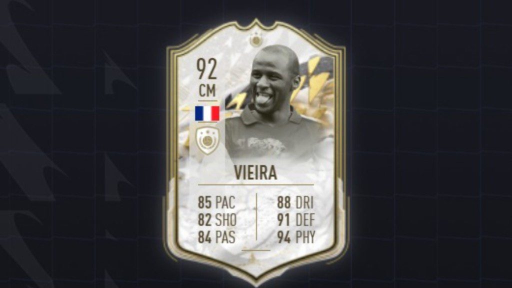 How To Get The Patrick Vieira FIFA 22 Prime Moments Icon Card