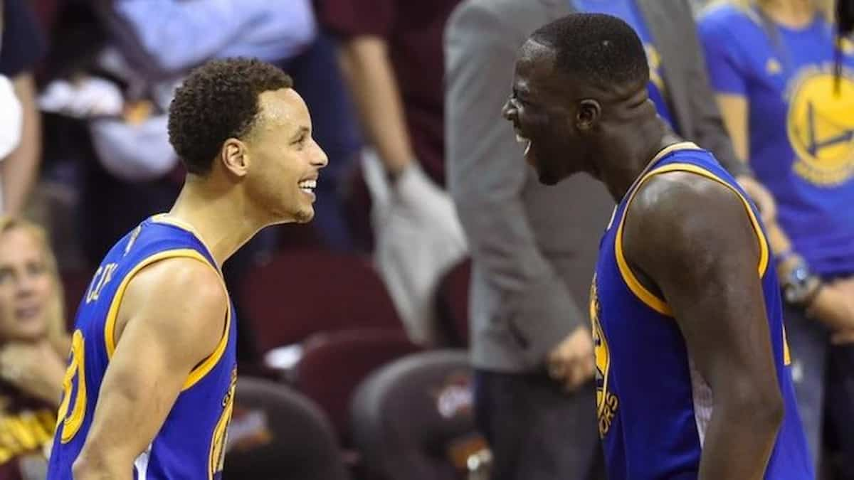 Hes A Bad A Defender Stephen Curry Goes Berserk As Draymond Green