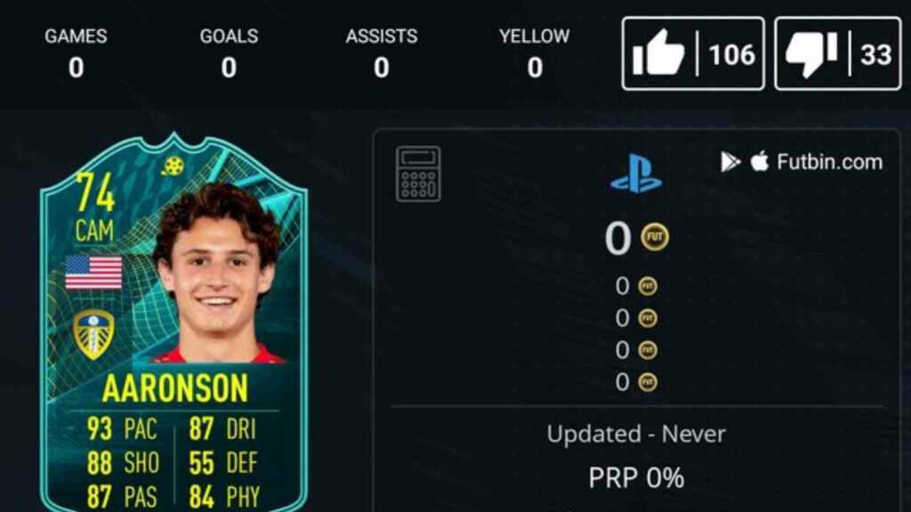 Fifa How To Complete Player Moments Branden Aaronson S New Silver