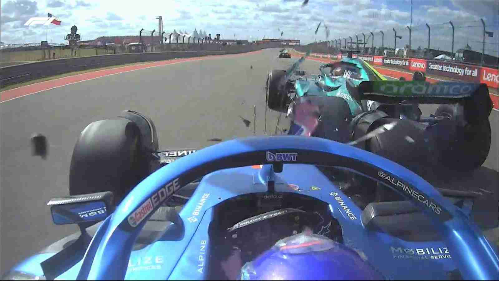 Fernando Alonsos Take Off Speed During His Crash At The 2022 US GP Was