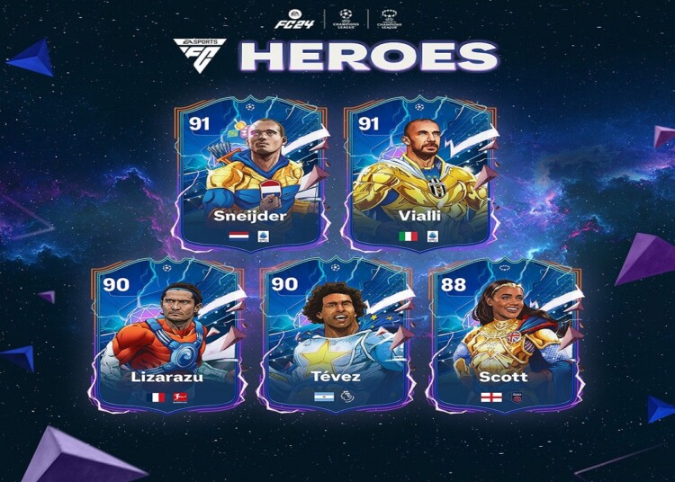 EA Sports Reveals The First Set Of UCL And UCWL Heroes For EA FC 24