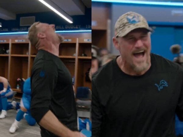 Watch Most Electric Coach In Football Lions Hc Dan Campbell S Yet