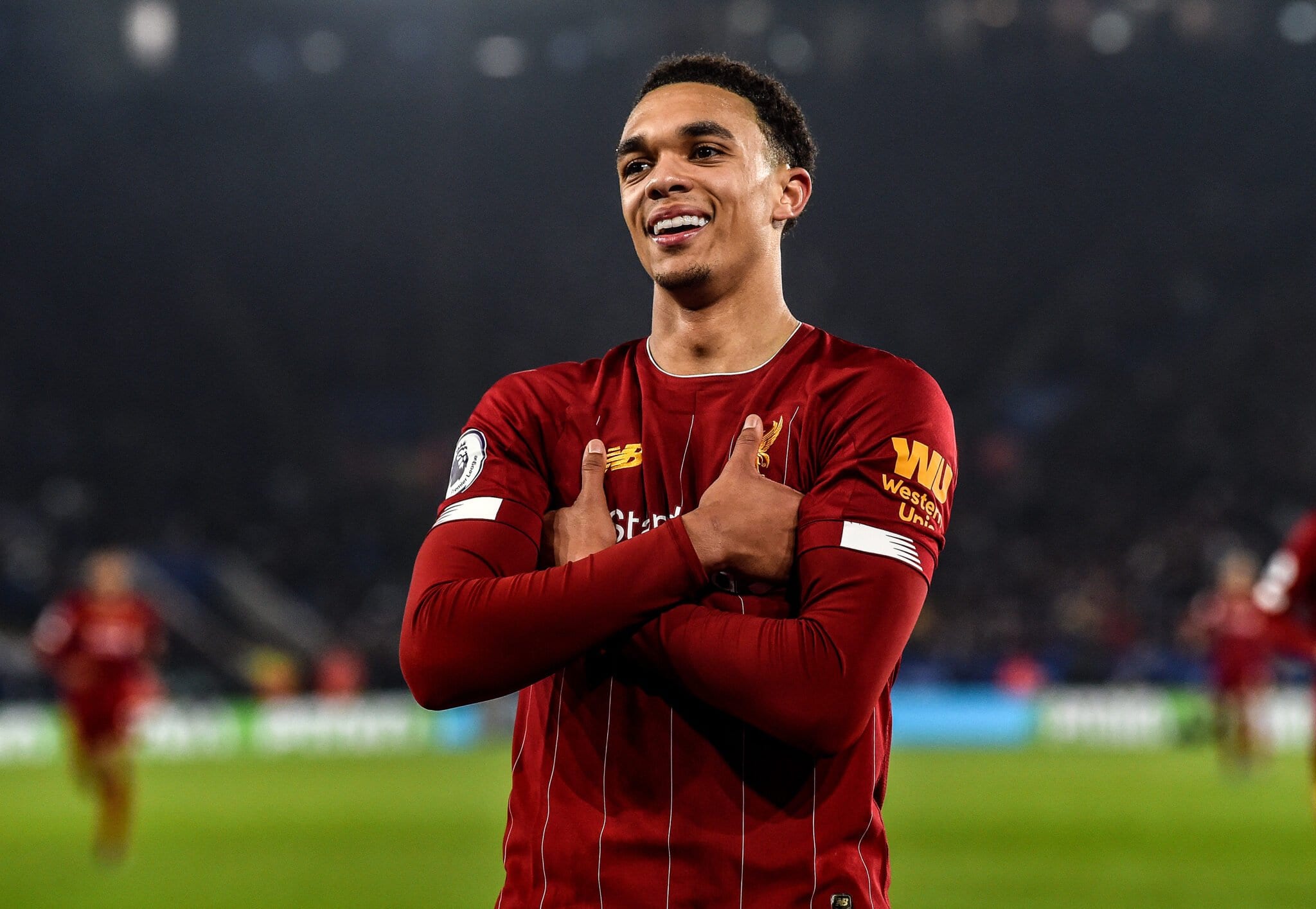 Trent Alexander Arnold wins the 'Premier League Young Player of the