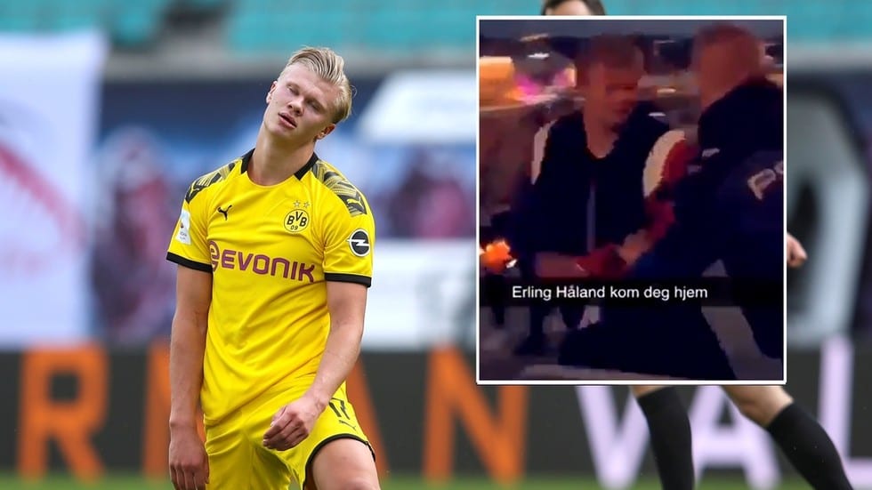 Dortmund’s big-gun Erling Haaland ‘thrown out of the night club’