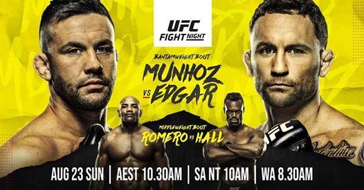 UFC Fight Night on ESPN - Pedro Munhoz vs. Frankie Edgar Fight Card ...