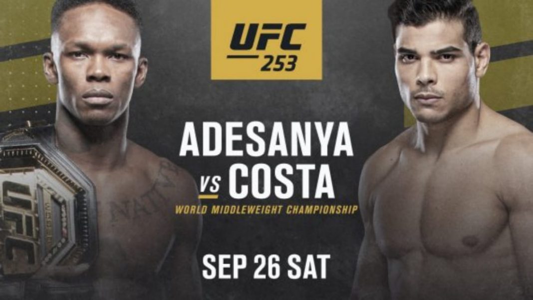 Ufc 253 Fight Card Start Time Online Results When And Where To Watch