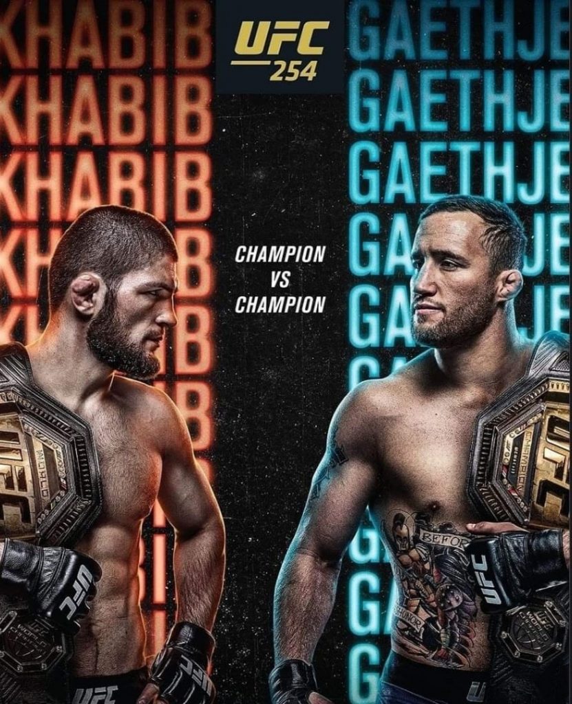 Khabib Nurmagomedov and Justin Gaethje