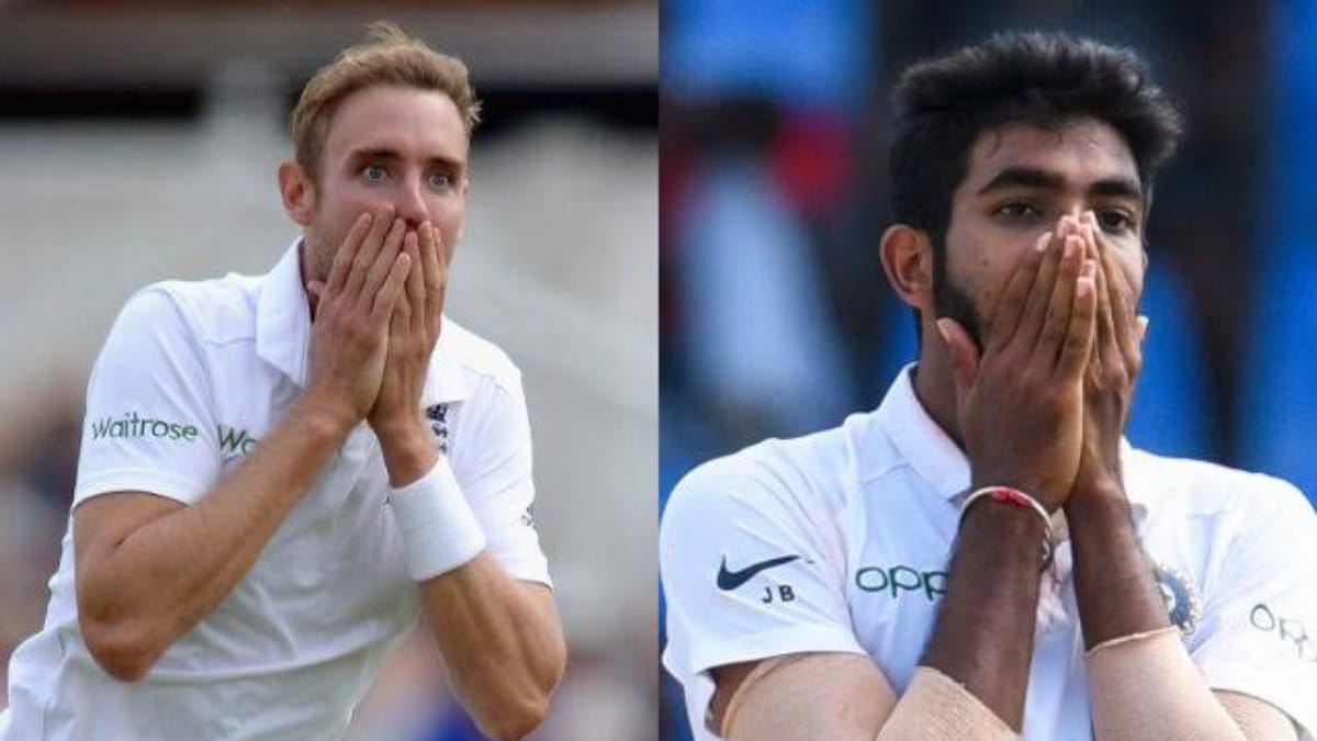 Stuart Broad gives a befitting reply to a fan who compared him to Bumrah