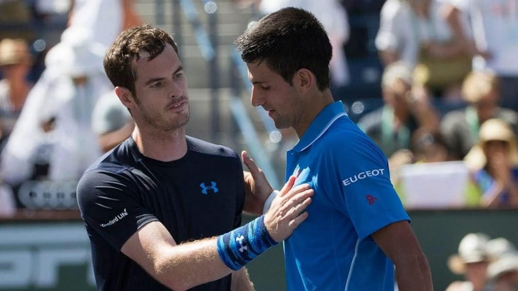 Andy-Murray-Novak-Djokovic Andy Murray and Novak Djokovic