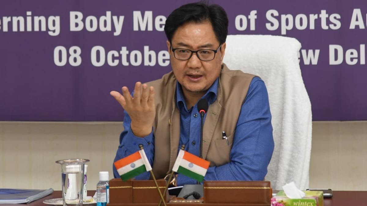 Sports Minister Kiren Rijiju motivates U-17 Women’s Football Team following cancellation of World Cup