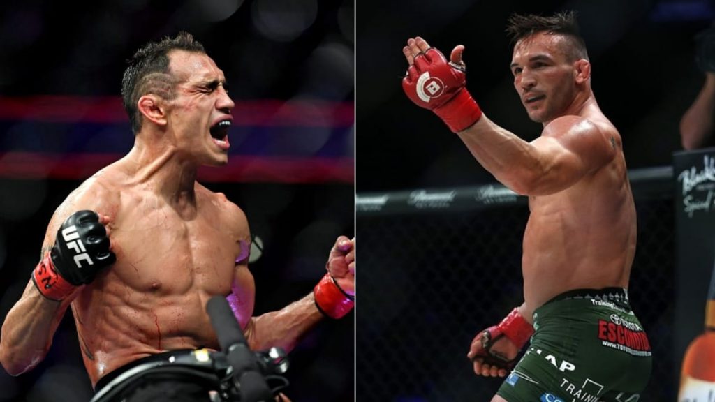 Tony Ferguson and Michael Chandler