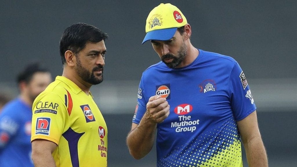 MS Dhoni and Stephen Fleming