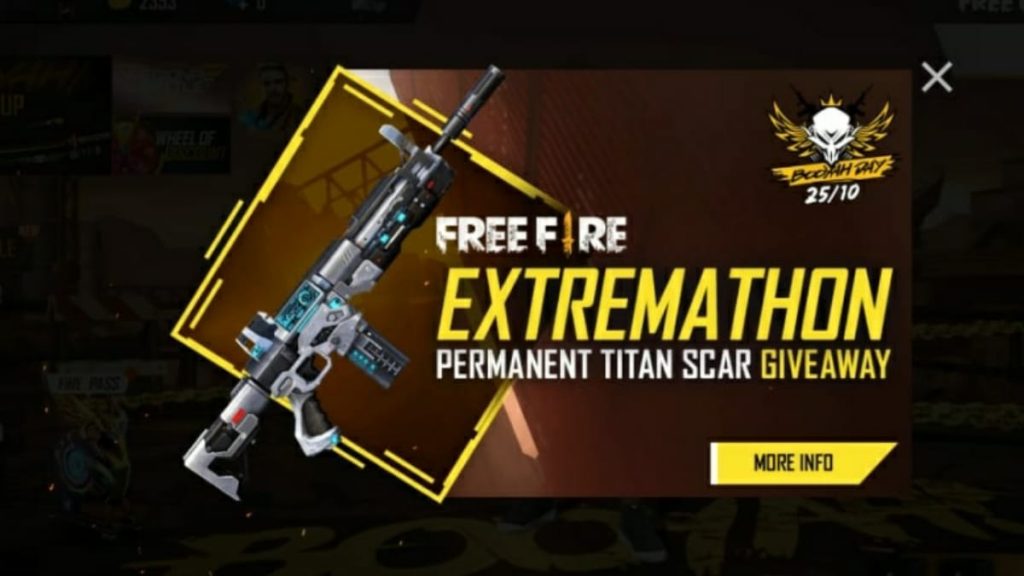 Garena Free Fire Titan Scar Redeem Code All You Need To Know About Firstsportz