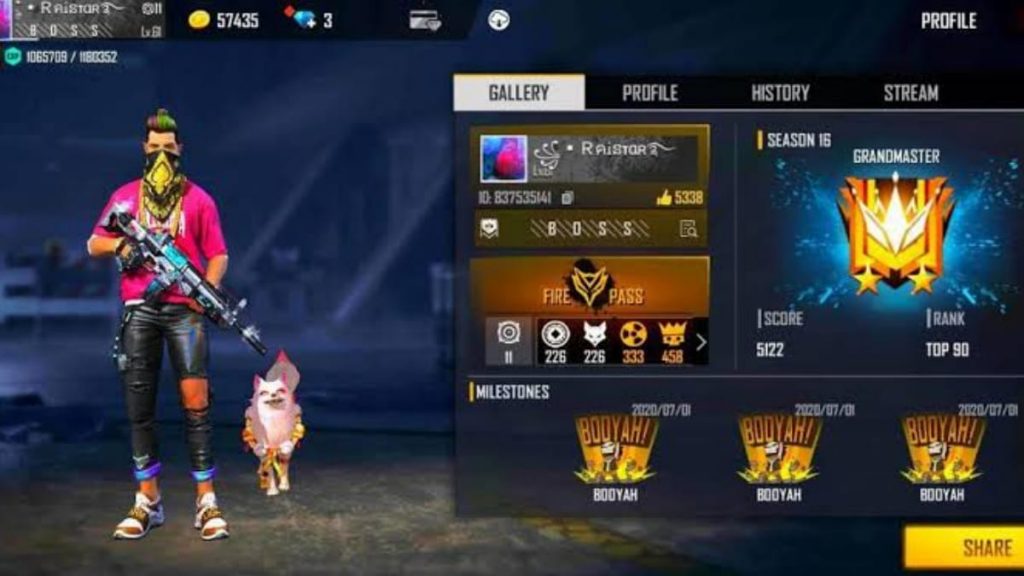 Garena Free Fire: Raistar's Custom HUD and Sensitivity ...