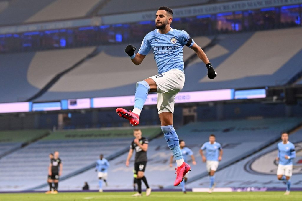 Riyad Mahrez stars as Manchester City demolish Burnley