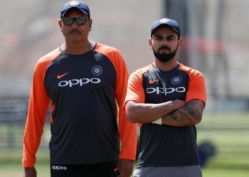 ravi shastri and virat kohli