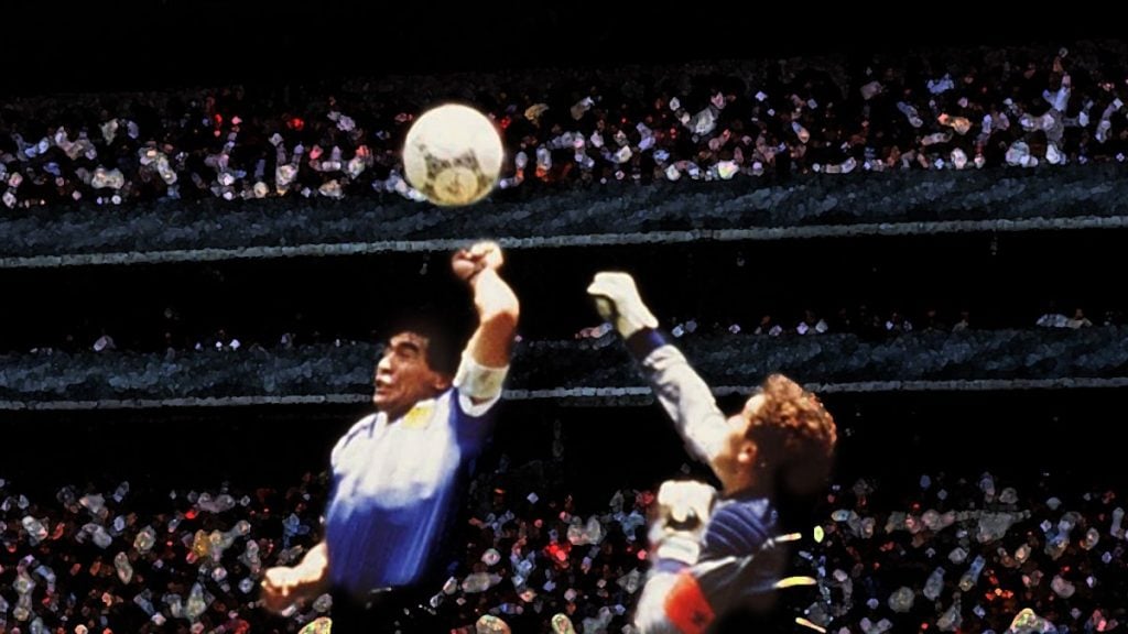 maradona hand of god england argentina graphic mexico world cup 3487843 - FirstSportz