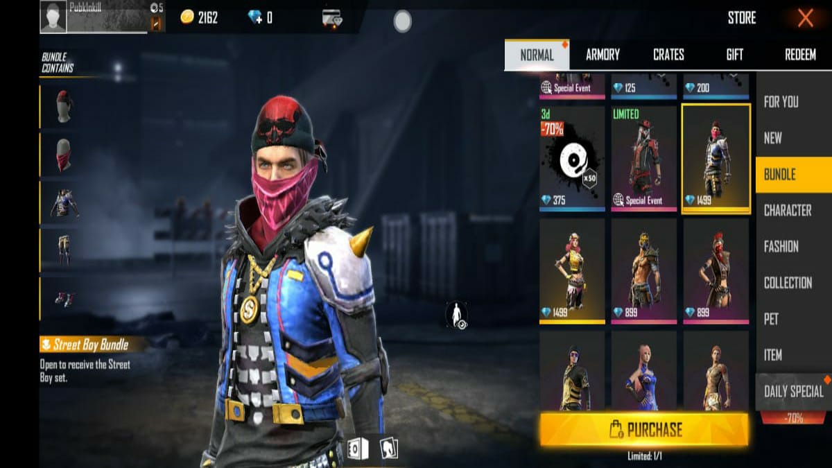 Featured image of post Street Boy Bundle In Free Fire Photo : Garena free fire, a survival shooter game on mobile, breaking all the rules of a survival game.