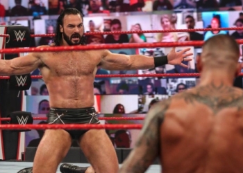 WWE Champion Drew McIntyre and Randy Orton