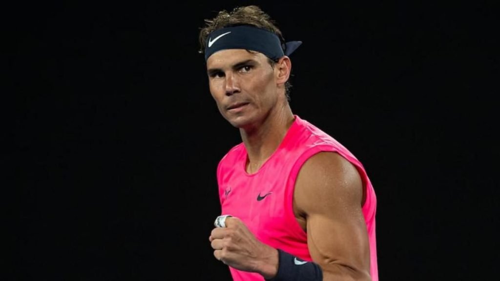 Rafael Nadal 2018 Australian Open Nike Outfit sleeveless top pink