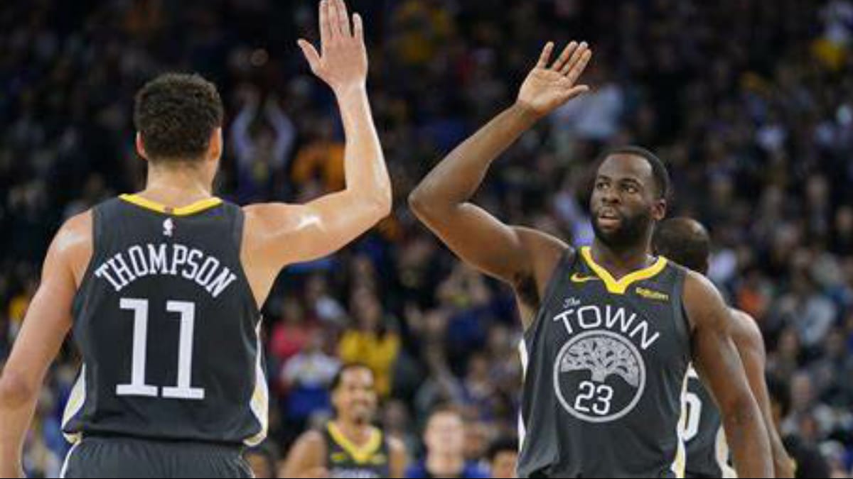 Watch: Draymond Green Trolls Klay Thompson over NBA 75 Team Snub