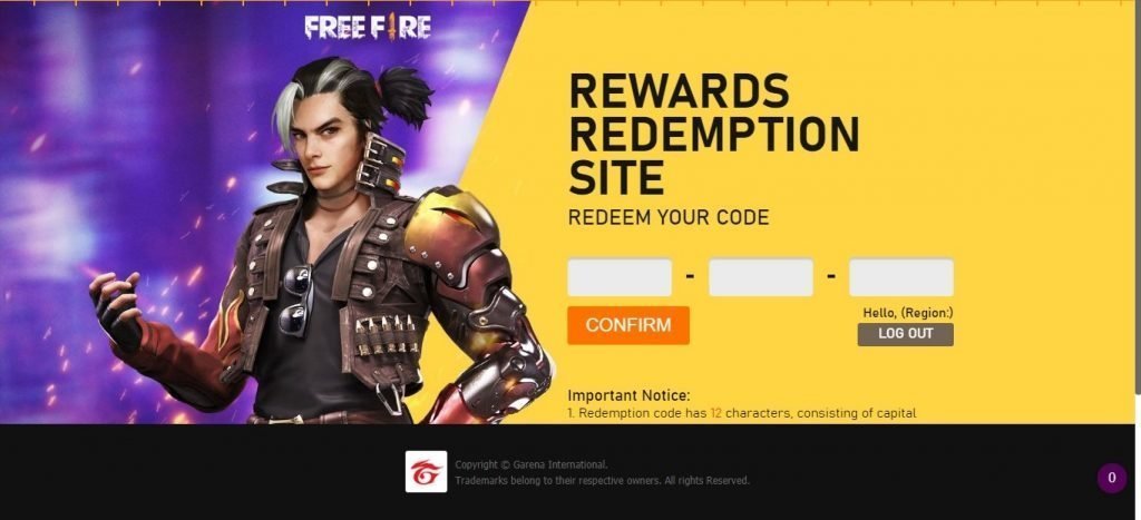 Free Fire Redeem Code For 24th December 2020 Firstsportz