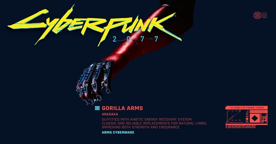 Featured image of post Cyberpunk 2077 Legendary Gorilla Arms Free : The gorilla arms is a cyberware of type arms cyberware in cyberpunk 2077.