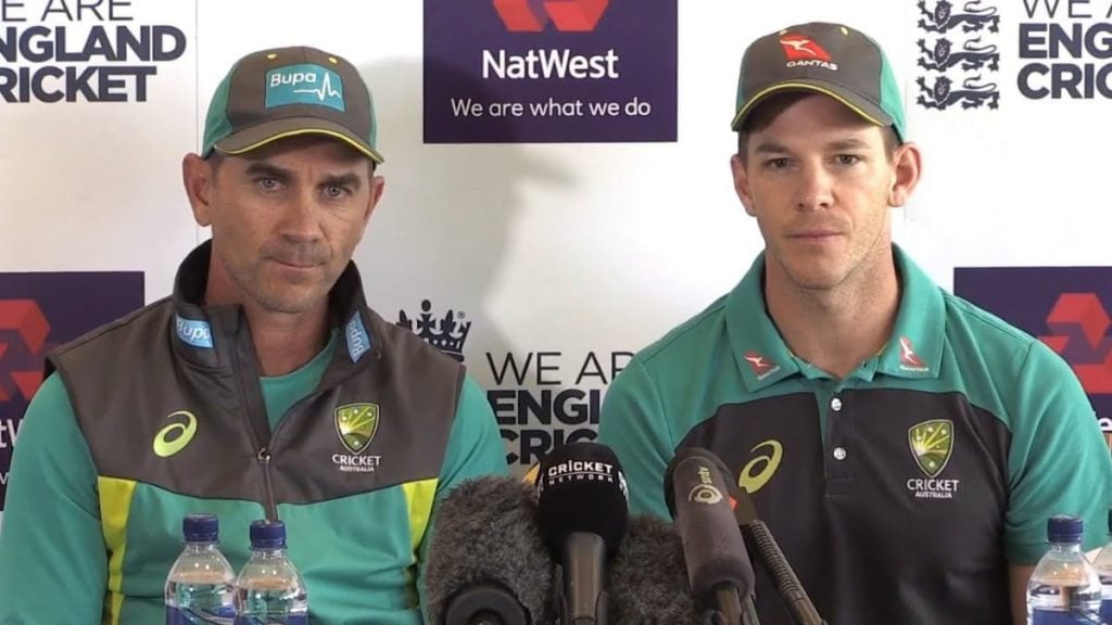 Justin Langer and Tim Paine