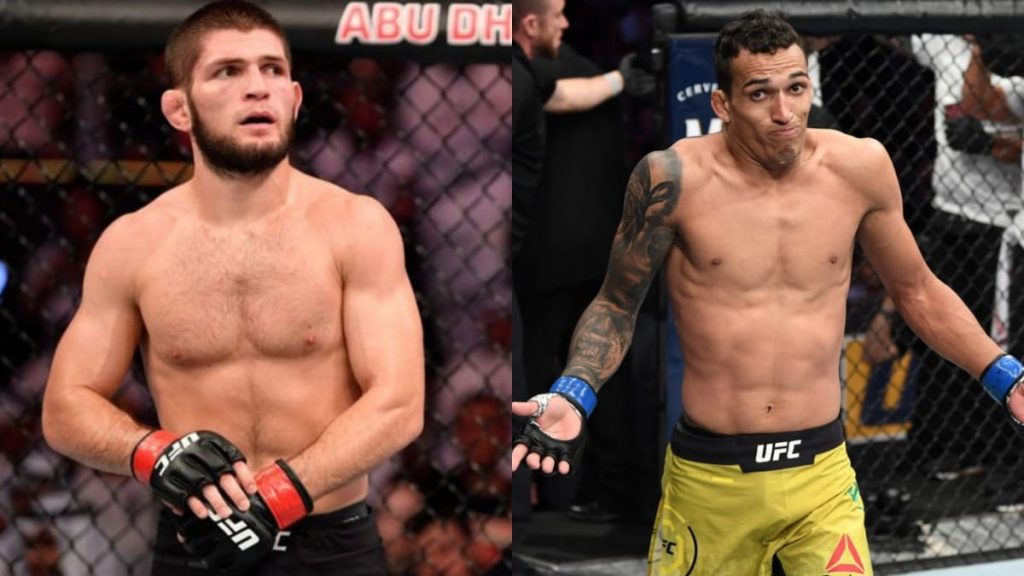 Khabib Nurmagomedov and Charles Oliveira