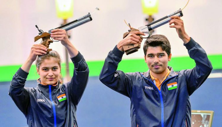 Manu Bhaker and Saurabh Chaudhary