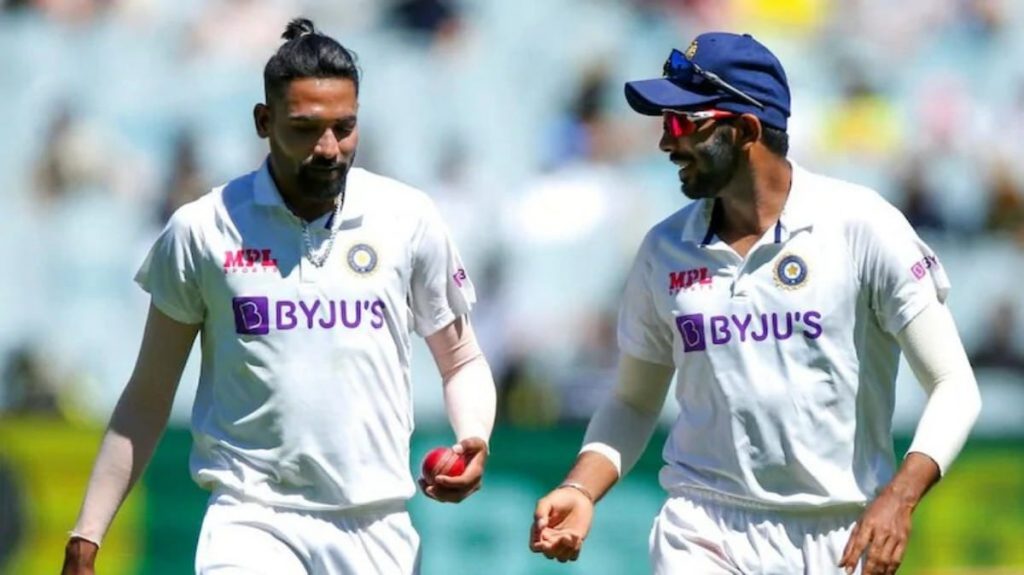 Mohammed Siraj and Jasprit Bumrah