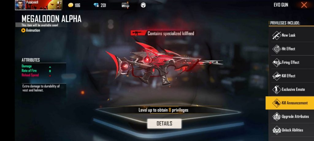 Garena Free Fire New Legendary Megalodon Alpha Scar L Skin All You Need To Know About It Firstsportz