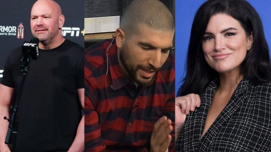 Dana-White-Ariel-Helwani-and-Gina-Carano