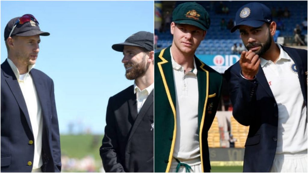 Kane Williamson, Joe Root, Steve Smith and Virat Kohli 