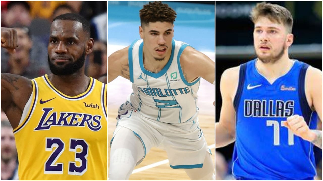 LaMelo Ball joins Luka Doncic and LeBron James in elite triple-double ...