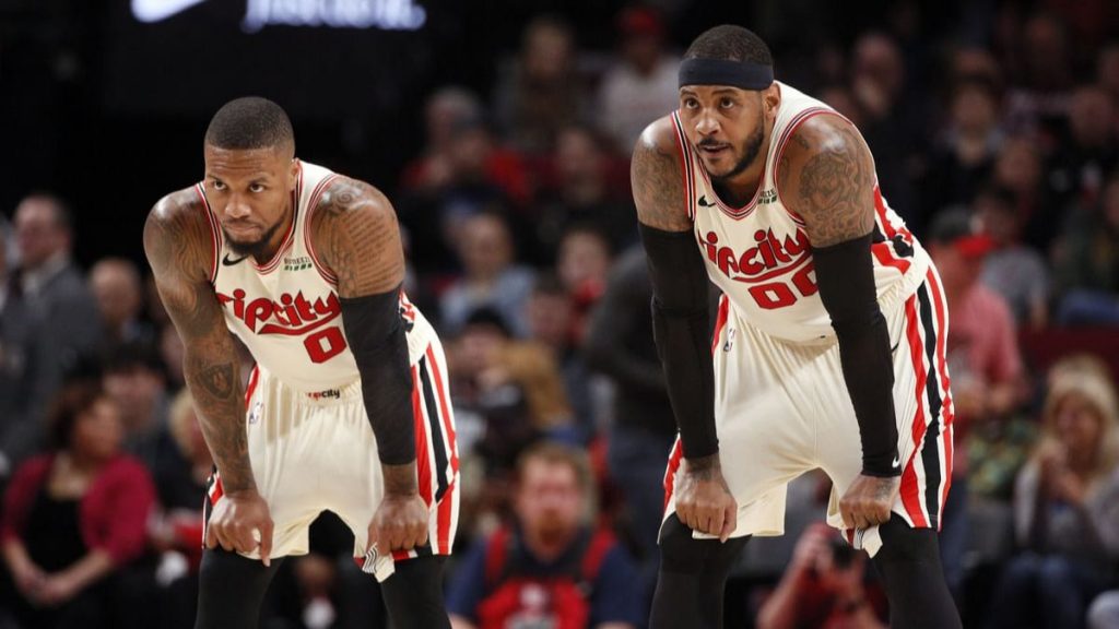 Carmelo Anthony and Damian Lillard give Trail Blazers edge over Sixers in wild game » FirstSportz