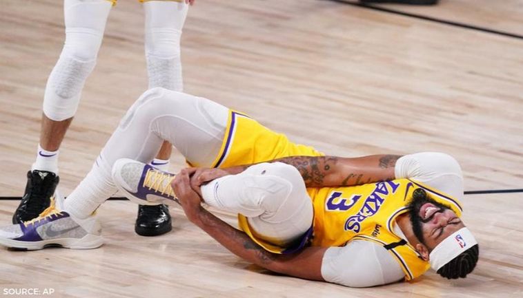 Is he out again?” Twitter reacts as Lakers handed a scare with Anthony  Davis ankle injury – FirstSportz