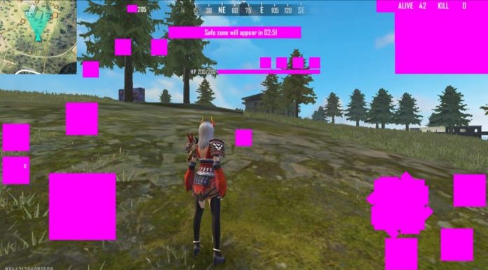 free fire pink pants