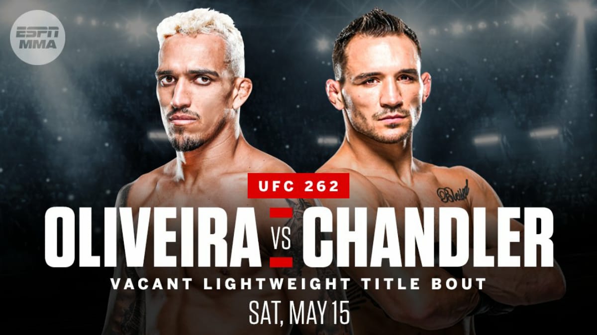 UFC 262 lightweight title fight : Charles Oliveira opens as favourite against Michael Chandler!