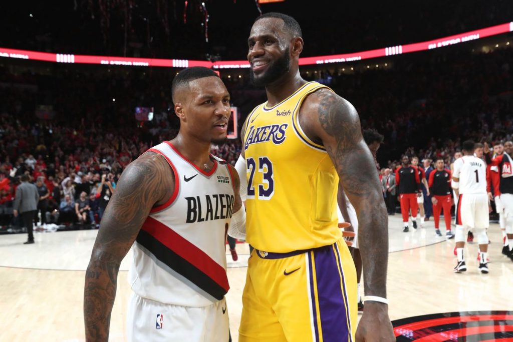 lakers vs blazers 2021