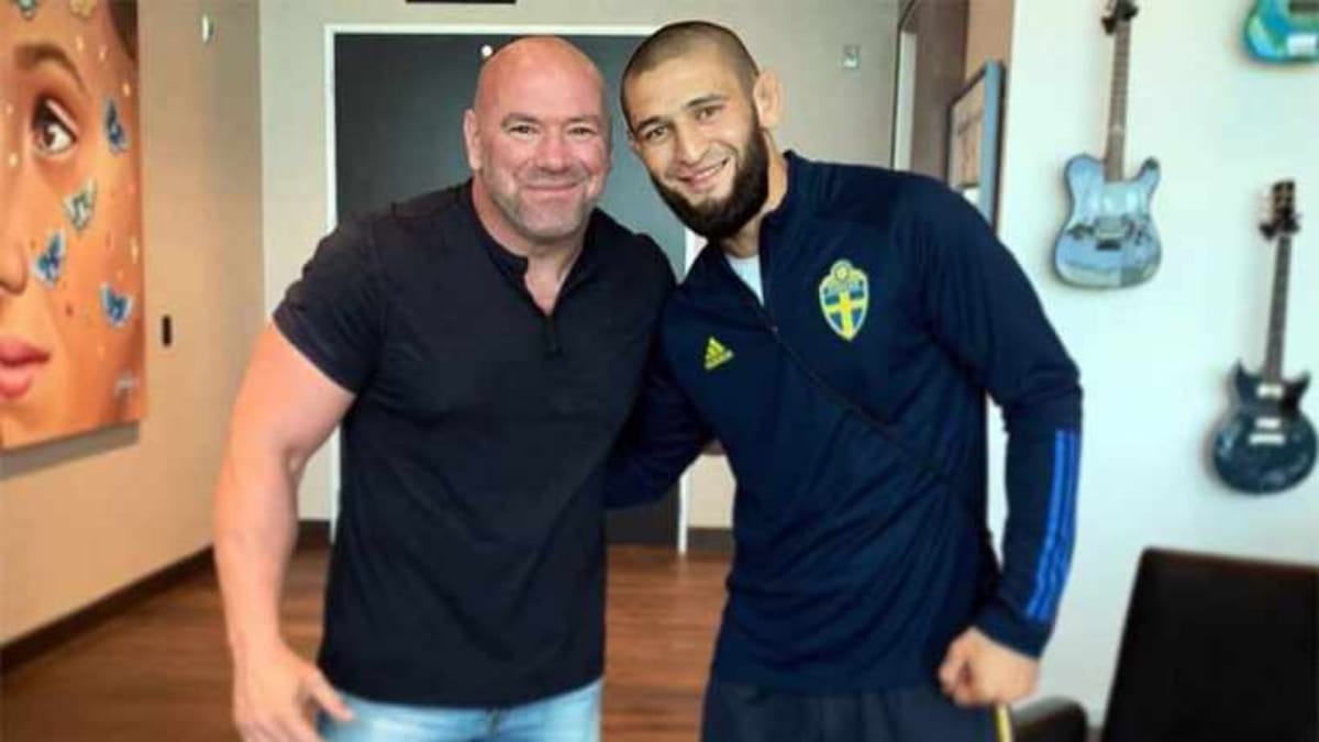 “I think I’m done,” writes Khamzat Chimaev on his Instagram post as he