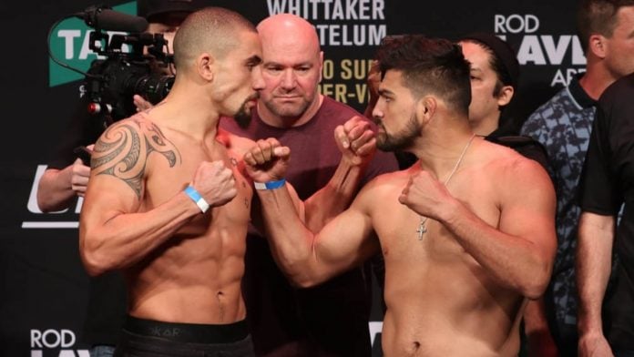 Robert Whittaker Is The Favorite To Win The Fight Over Kelvin Gastelum At The Ufc Vegas Event Firstsportz