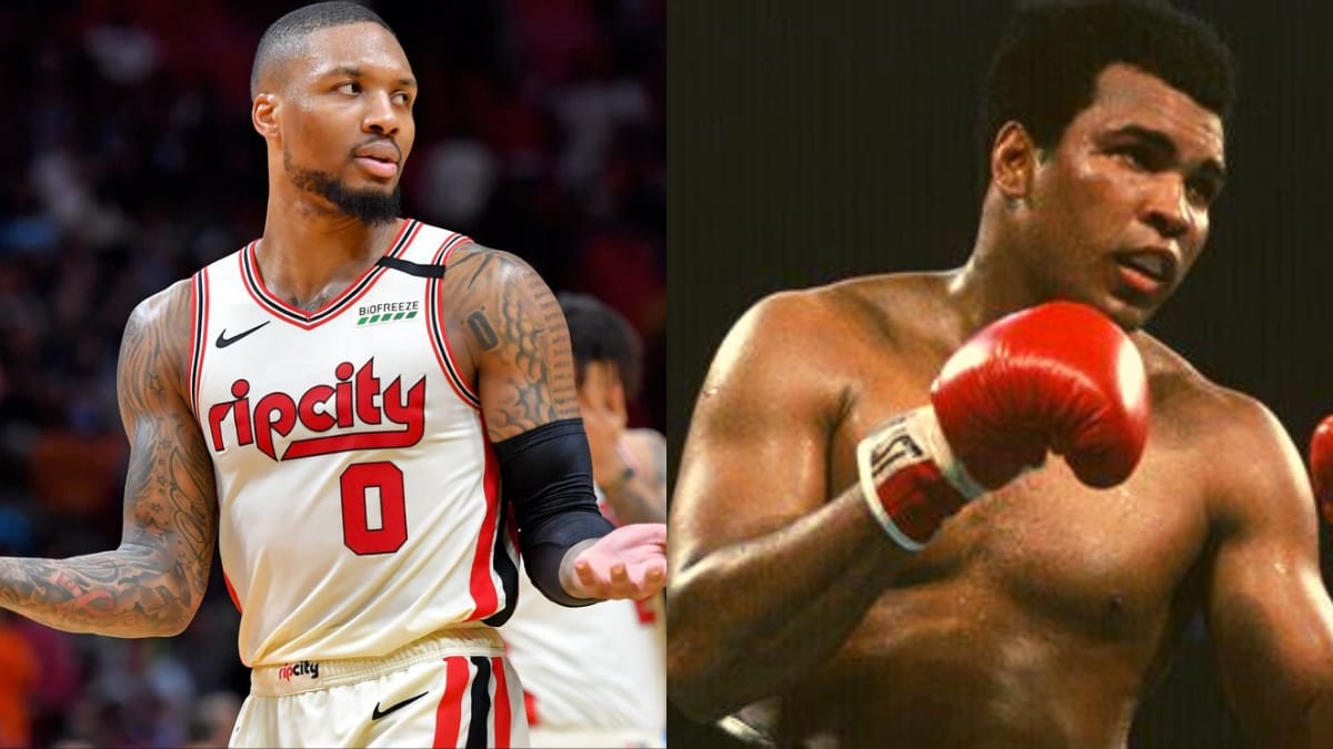 Damian Lillard and Muhammad Ali
