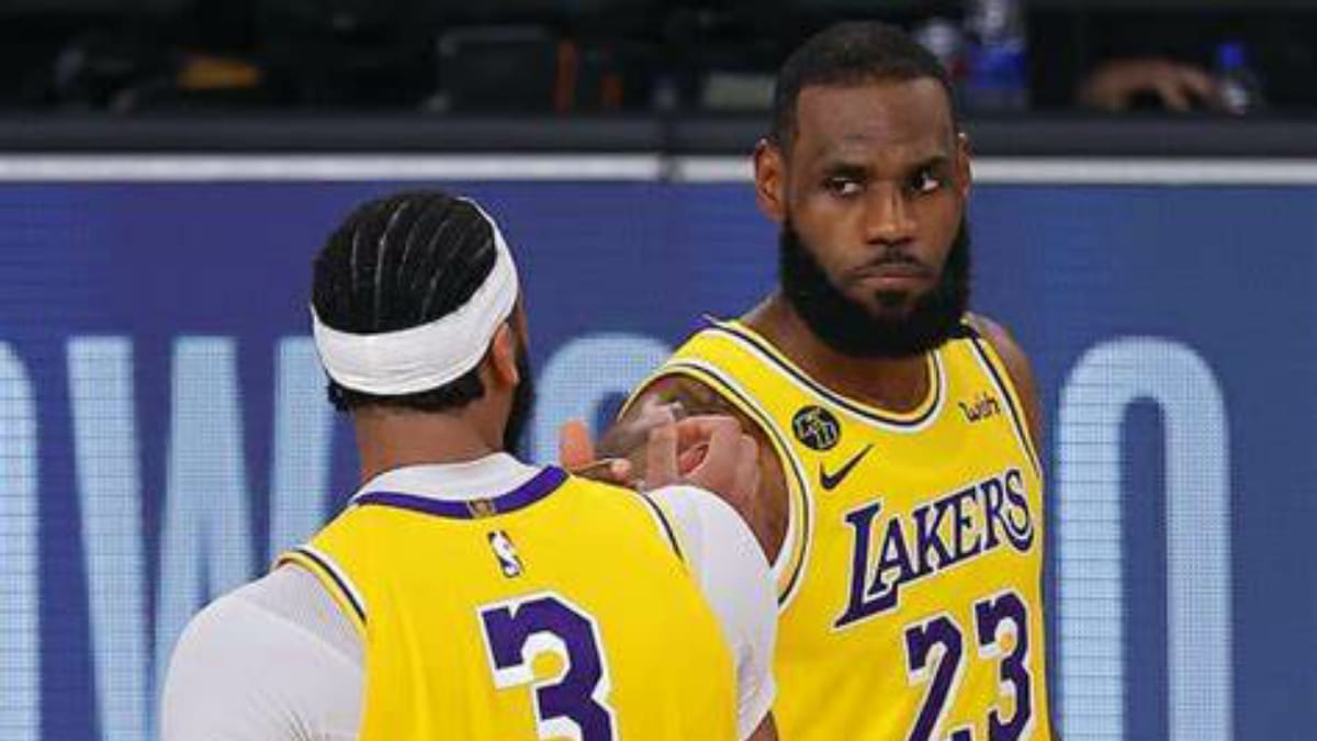 Anthony Davis and LeBron James