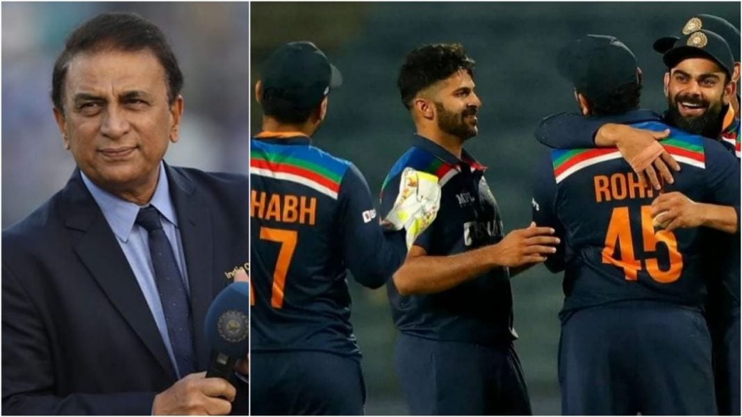 Sunil Gavaskar and Team India Sunil Gavaskar and Team India