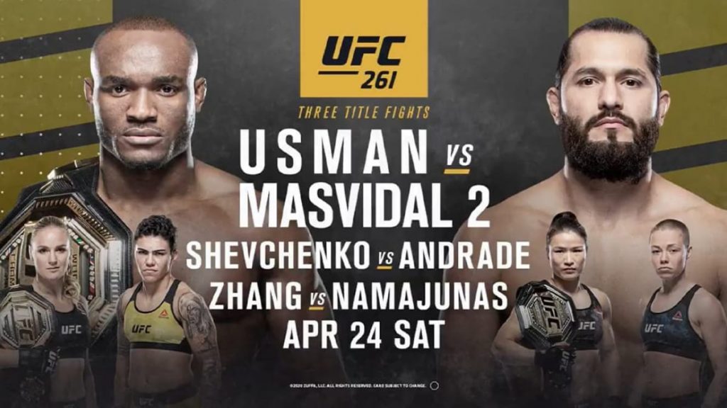 UFC 261 Full Fight Card