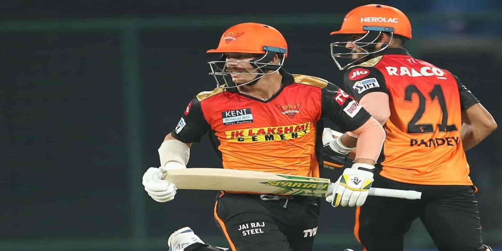 David Warner and Manish Pandey